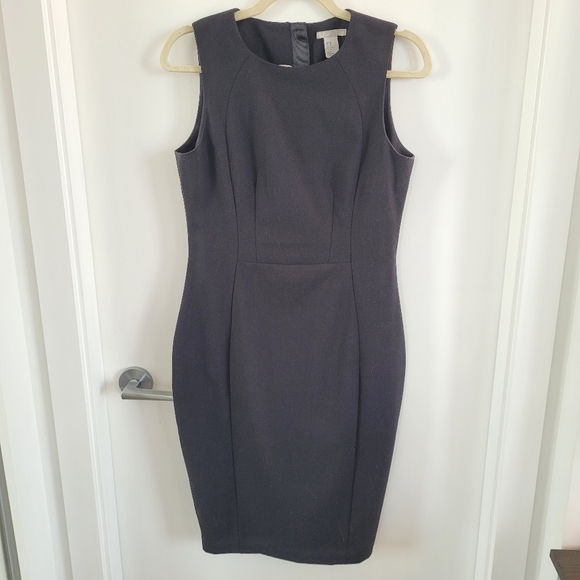 H&M Shift Dress Black Size 10 - Picture 1 of 6
